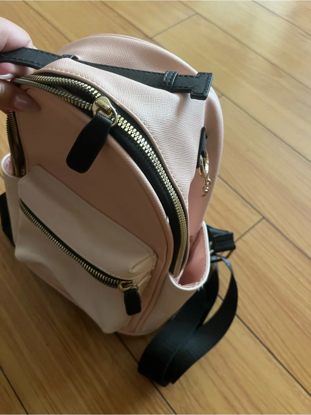 Dream control color block mini backpack in pink
